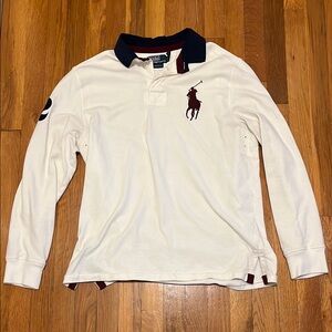 Polo by Ralph Lauren Men's White Long Sleeve Shirt